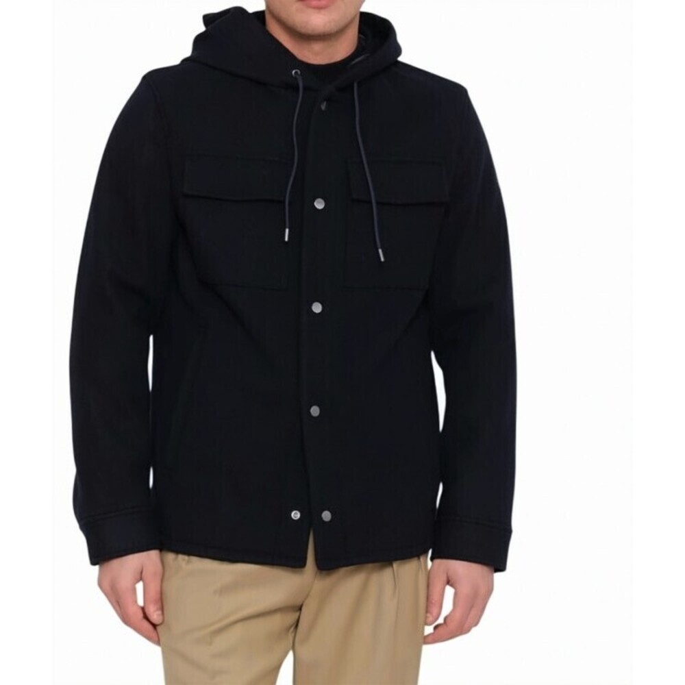 Manuel Ritz Lined Hooded Casual Jacket With Button Closure - NWT